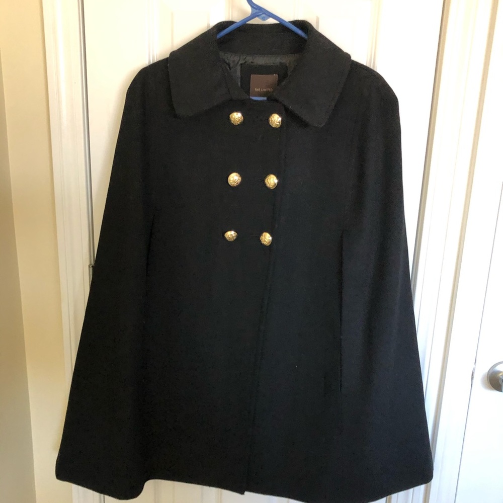 The Limited wool cape coat